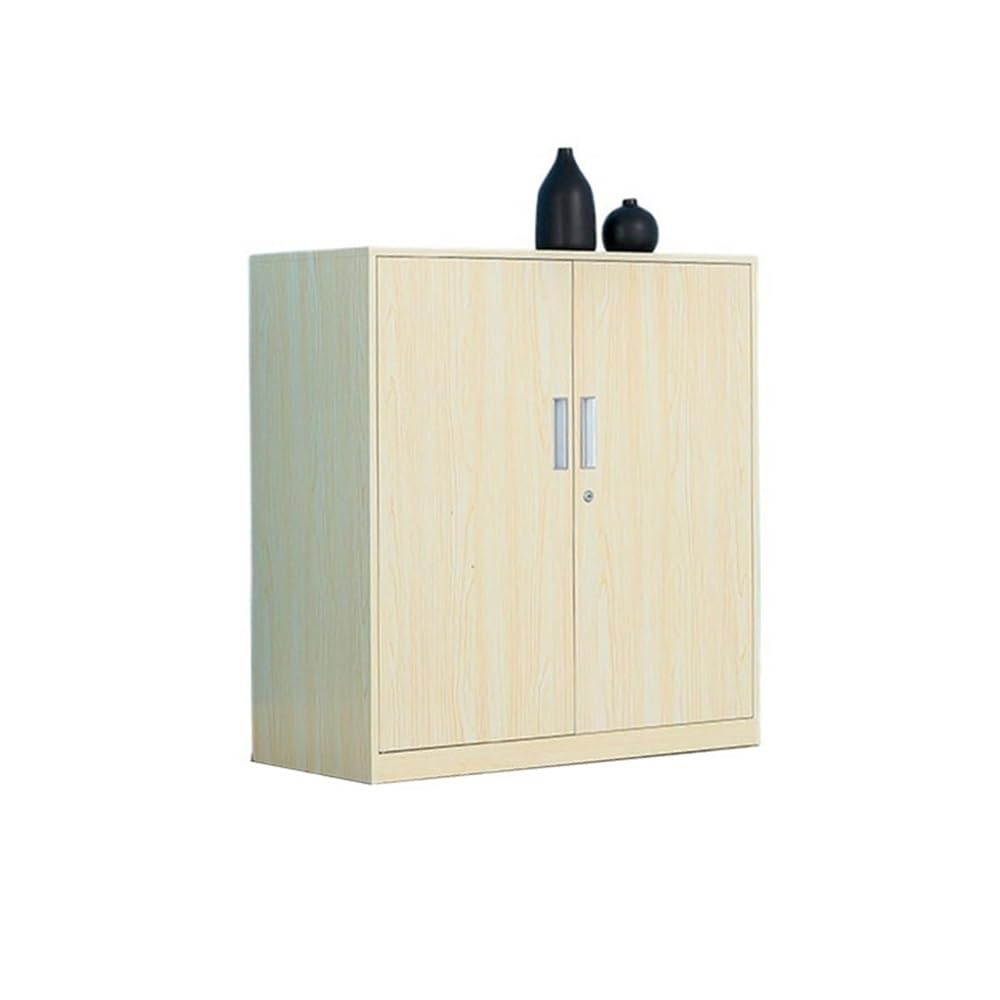 Aioneer Beige File Cabinet Office File Cabinet File Information Storage Cabinet 1Mm Thickness Iron Cabinet Home Balcony Tool Storage Cabinet Filing Cabinet