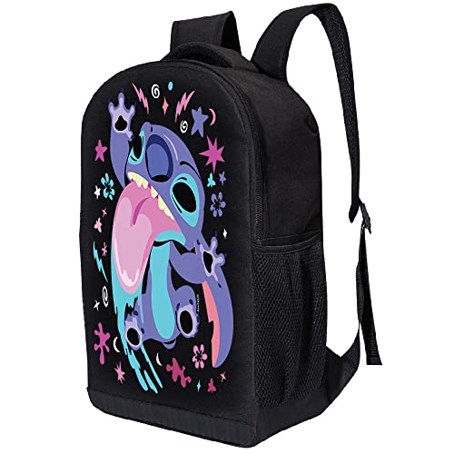 Disney Stitch Backpack - Lilo and Stitch Travel Backpack Laptop Bag with Water Bottle Pocket for Boys, Girls and Toddlers2