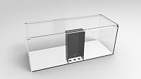 SC Aquariums 150 Gallon Starfire Low Iron Glass Aquarium 60x24x24 - 12mm Euro Braced w/ Overflow & Plumbing Kit