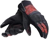 Dainese - Fulmine D-Dry® Gloves, Guantes de Invierno para Moto, Protectores de Nudillos, Guantes con Acolchado Térmico, Pantalla Táctil, Hombre, Negro/Negro/Rojo, XXXL