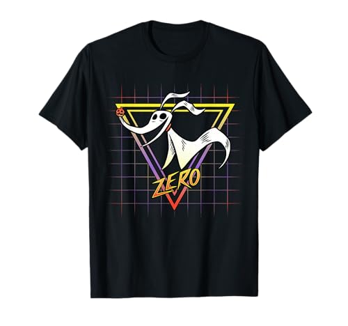 Image of Disney Nightmare Before Christmas Zero Retro 90s T-Shirt