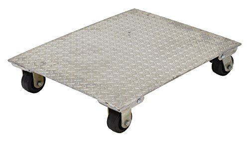 Dolly de placa de aluminio Vestil VPLDO/A-2430 1200 lb capacidad miniatura 2