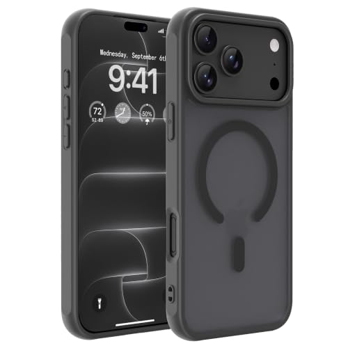 EUMADOVE MagSafe Case for iPhone 17 Pro Max / 18 Pro Max, Black - image 1