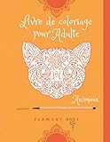 delgrange dunkerque  Livre de coloriage pour adulte: Mandalas Animaux (lions, éléphants, chiens, chats, cerfs...) - Anti-Stress et créativité - Pages à colorier - STABILO Pen 68 - Nouveauté