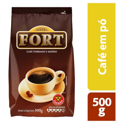 3 Corações Café Torrado e Moído Fort, 500g