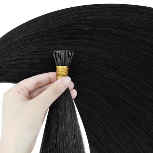 Image of Full Shine I Tip Hair Extensions Human Hair, Mocha Ash Brown 16 Inch