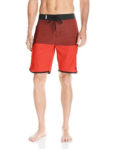 Teal Cove Men's Dylan Printed Scalloped Short