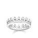 Produktbild THOMAS SABO Damen Ring Krone 925 Sterlingsilber TR2235-051-14
