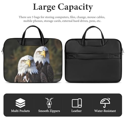 Bolso para Laptop 15.6" Impermeable Cuero Ligero Casual miniatura 5