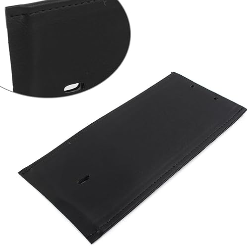 Miniatura 6 de GZYF Babero de cuero liso negro para tanque de gasolina liso para Harley Davidson Dyna FXDWG 1993-2003, para Softail 2000-2017, negro