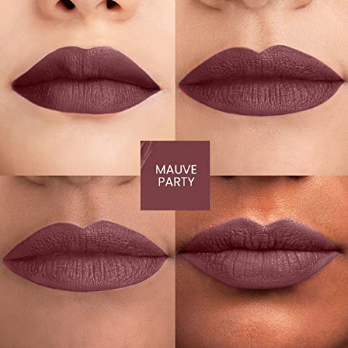 Image of LAKME Forever Matte Liquid Lip Colour, Mauve Party, 5.6ml & Lakme Forever Matte Liquid Lip Colour, Red Sangria, 5.6 ml
