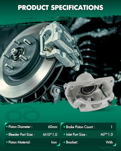 Image of SCITOO Front Left Brake Caliper With Bracket 19B1974 Compatible For Lexus For ES300 1997-2001,For Toyota For Avalon 1998-2004,For Toyota For Camry 1997-2001,For Toyota For Solara 1999-2003