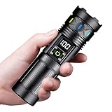 VASTFIRE Hunting Light 1000 Lumen Bright CREE Green LED Flashlight for Bow Hog Rabbit Coyote Pig Varmint Predator Night Hunting (Gray)