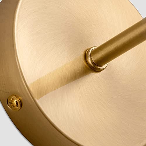 Aplique de oro E27 moderno con acabado metálico refinado e iluminación interior premium 6