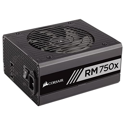 Corsair RM750x RMx Series™, RMx-Serien (80 PLUS Guld, 750 Watt, Fullt Modulärt ATX-Aggregat) Svart