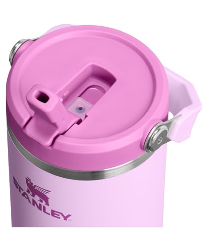 Image of STANLEY IceFlow 2.0 Flip Straw Tumbler with Handle 30 oz | Twist On Lid and Flip Up Straw | Leakproof Water Bottle | Insulated Stainless Steel | BPA-Free | Soft Orchid
