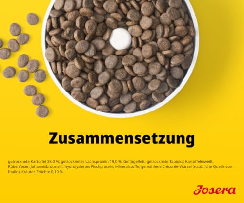 JOSERA Lachs & Kartoffel | 12,5 kg | Trockenfutter für Erwachsene Hunde