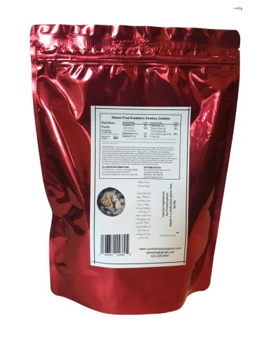 Grabbel & Hill Gluten Free Cranberry Cowboy Cookies. 8 Ounce (Pack Of 12). No Artificial Flavors & Preservatives Free. Nut & Chocolate Free. #TOP1