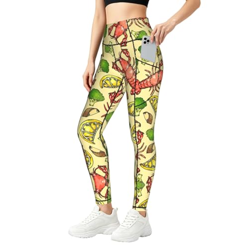 Leggings deportivos con bolsillos YQTGBCED que evitan caídas de objetos en gimnasio