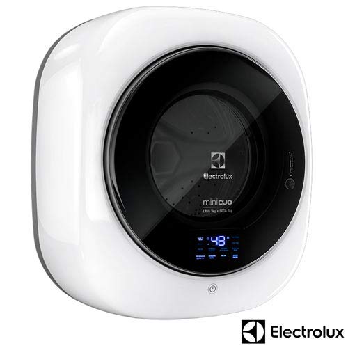Mini Máquina de Lavar e Secar Electrolux Mini Duo Compacta de Parede com Água Quente (LSE03) 127V