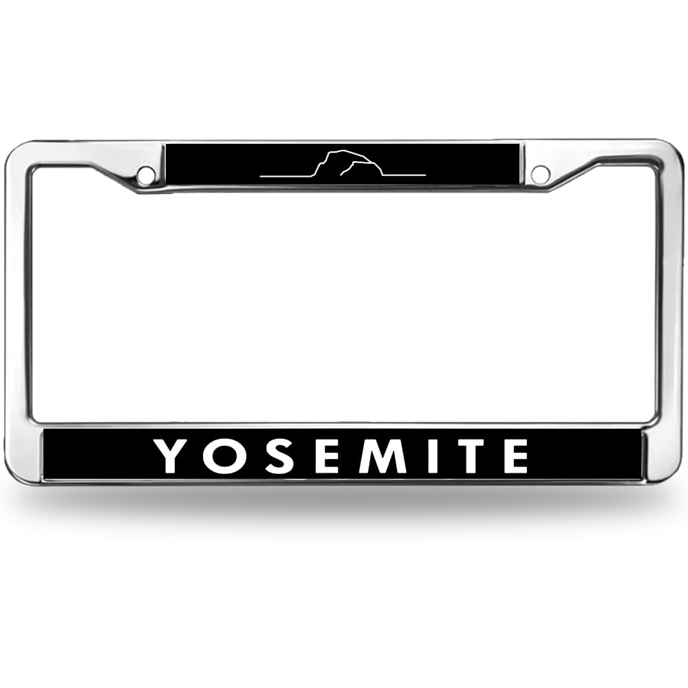 Mountain Faith Saying License Plate Frame Metal Adventure Faith License Plate Frame