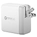 Spigen Essential F207 Quick Charge 3.0 Dual Port USB Wall Charger for iPhone X / 8/8 Plus / 7/7 Plus/Galaxy S9 / S9 Plus/Note 8 / S8 / S8 Plus / S7 Edge & More