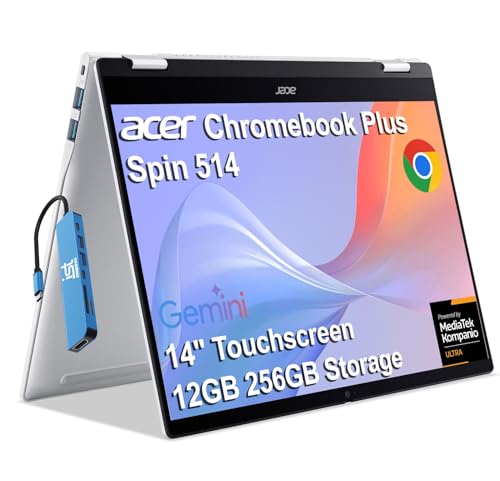 Acer Chromebook Plus Spin 514 2-in-1 Laptop...