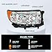 TUSDAR Headlight Assembly Set for 06-08 Subaru Forester / 07-08 Subaru Forester w/o Sports Package Headlamp Passenger Side