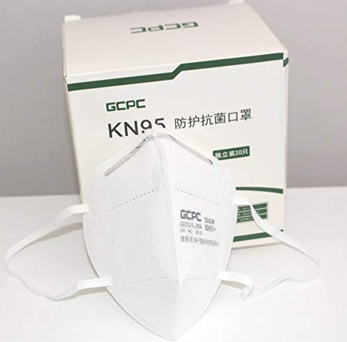 Preisvergleich Produktbild FFP-2 KN-95 Atemschutz Maske mit Nasenclip 20 Stück
