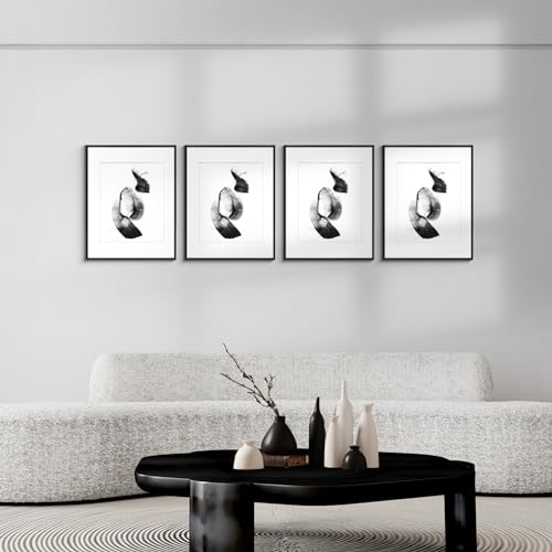 Hesmor Picture Frames 11 x 14 inch Aluminum Acrylic Picture Frame in Black - Image 2
