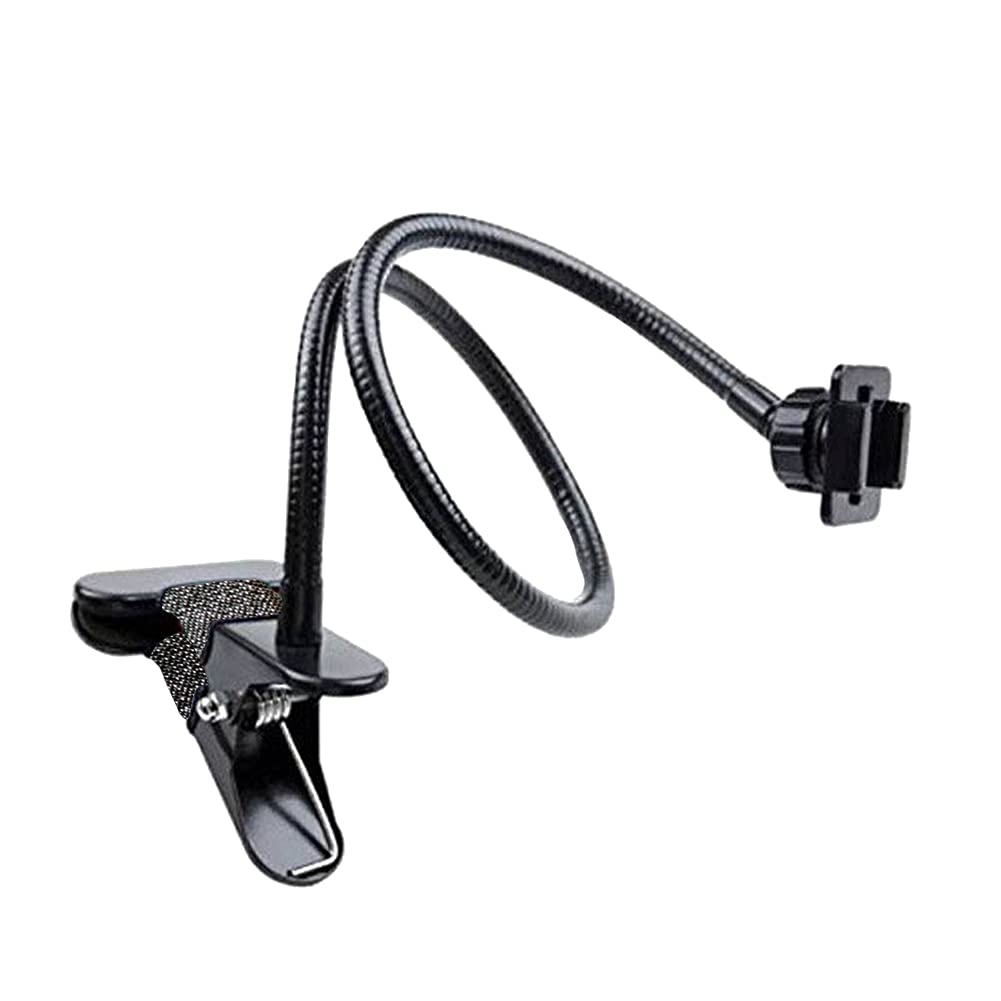 Faderr Supporto per Webcam, Braccio Flessibile a Collo di Cigno con Morsetto per Fotocamera, Compatibile con Logitech C920s, C930e, C930, C920, C922x, C922, Brio 4K, C925e, C615 (Nero)