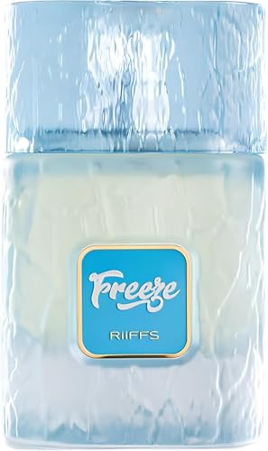 Riiffs Perfumes Freeze - Fresh, Icy, Musky - Extracto de Parfum Long Lasting Fragrance for Unisex, 3.4 onzas / 100 ml