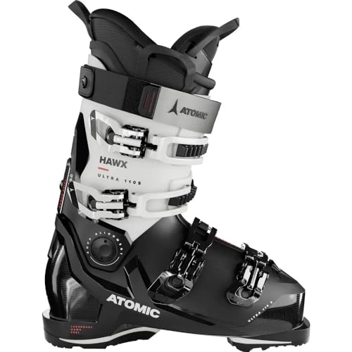 Atomic HAWX Ultra 110 S GW Men's Alpine Ski Boots, Black/White, M27/27.5 MY25