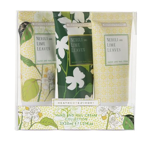Heathcote & Ivory Neroli & Lime Leaves Hand Cream Trio 3x 30ml