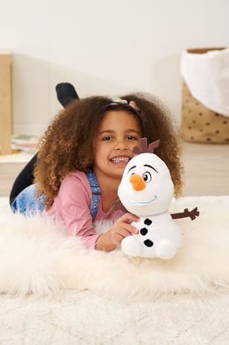 Simba Disney Frozen Olaf Plüschfigur 23 cm – Kuscheltier für Babys und Kleinkinder, weiches Plüschtier, anschmiegsam, Geschenk für Fans und Kinder, ab 0 Monaten