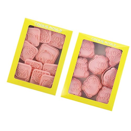 Klaisy 18 Piezas Conjunto Molde Galletas Capybaras 18 Piezas Ideales para Galletas Y Fondant para Fiestas para Hornear para Niños