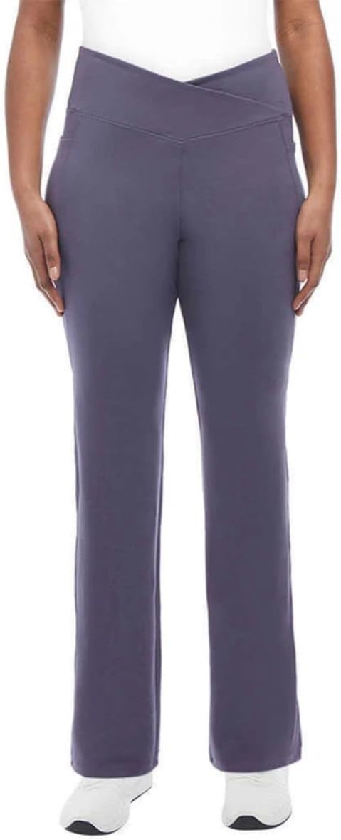 Jockey Womens Premium Pocket Slim Flare Yoga Pants