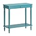 Convenience Concepts French Country 1 Drawer Hall Table with Shelf, Blue