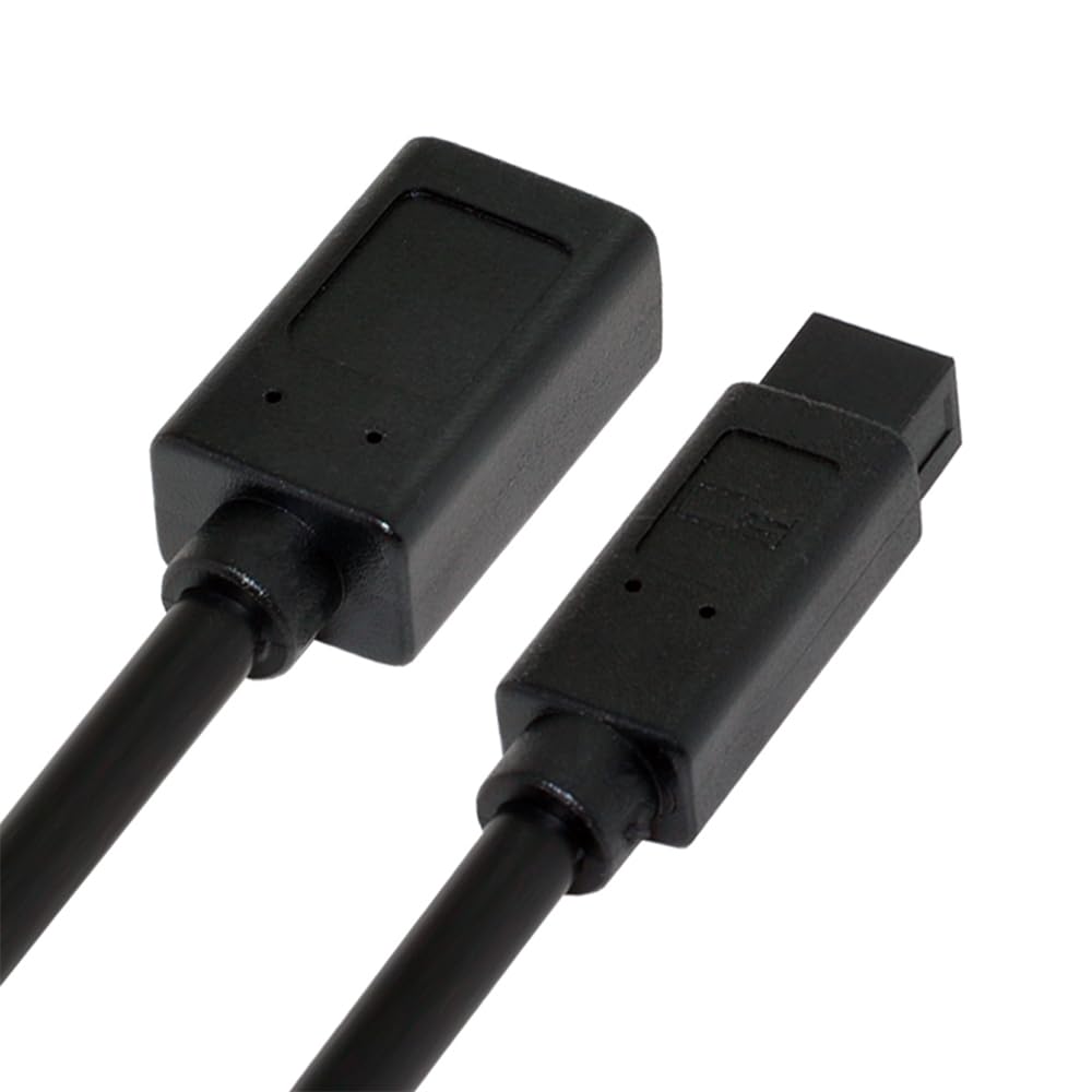 IEEE 1394 6Pin Femmina a 1394b 9Pin Maschio Firewire 400 a 800 Cavo 20cm