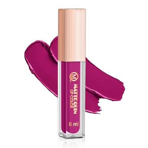 Image of Matte Quin Lip Color| Matte Texture|Long Wear |Smudge Proof |Waterproof-6ml (MQ Flat-204)