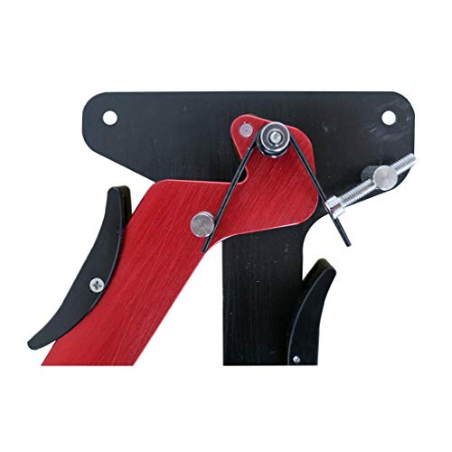 YUANTUO Bicycle Spoke Tension Meter Tool, Aluminum Alloy Wheel Repair Tool, Bike Indicator Meter Tensiometer, Adjustable Measuring Tool with Indicator Meter for Repairing Wheel Bike- Black Red