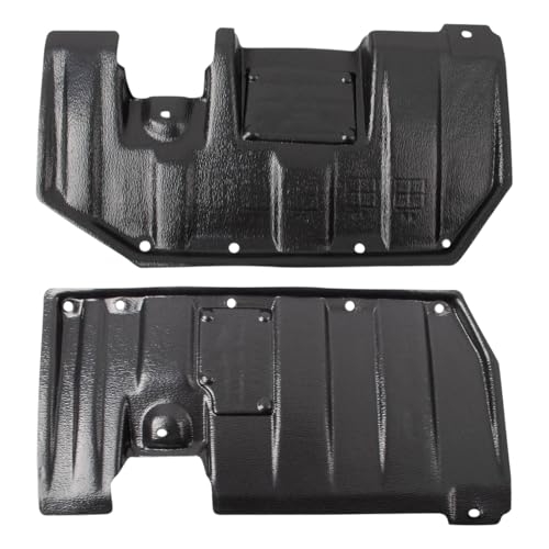 Image of TRQ Floor Pan Splash Shield Rear Driver & Passenger Side Compatible with 2011-2022 Mitsubishi Outlander Sport MI1228130 MI1228131