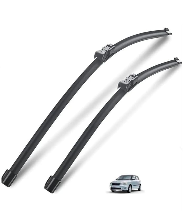 Front Wiper Blades Exact Fit Compatible with Skoda Fabia(Pack of 2)-image-8