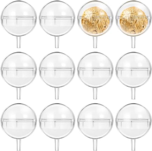 Musaner 100Pcs Acrylic Chocolate Holder Candy Packaging Balls DIY Bouquet Accessories