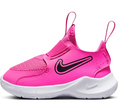 Nike Flex Runner 3 Baby/Toddler Shoes (FN1478-602, Laser Fuchsia/Black) Size 2