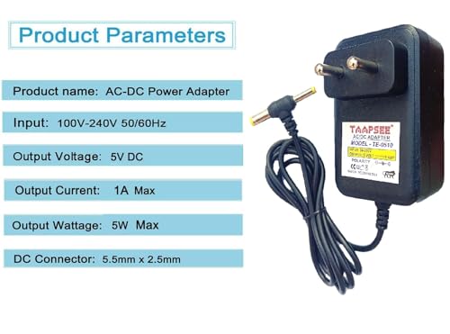 Taapsee-5V-1Amp-25Mm-Pin-for-SettopboxDth-Indigital-DenHathway-Siti-Cable-Stb-Power-Supply-Adapter