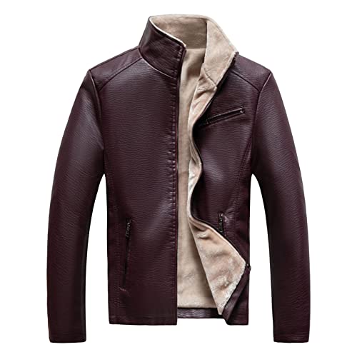 Chaqueta de Cuero Sintético para Hombre Talla 4X-Large miniatura 1