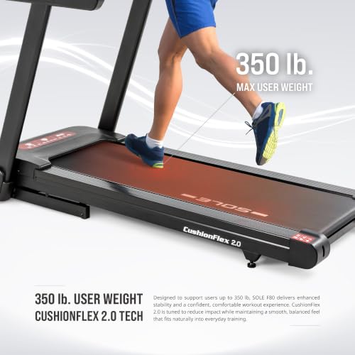 Image of SOLE Fitness F63, F65, F80, F85, TT8 Treadmill With Incline, Bluetooth, Foldable Option - For Home, Work From Home Fitness, Running and Walking