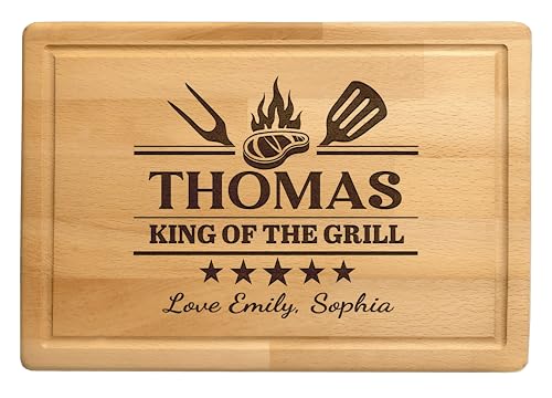Personalized Cutting Board for Men – Personalized BBQ Cutting Boards