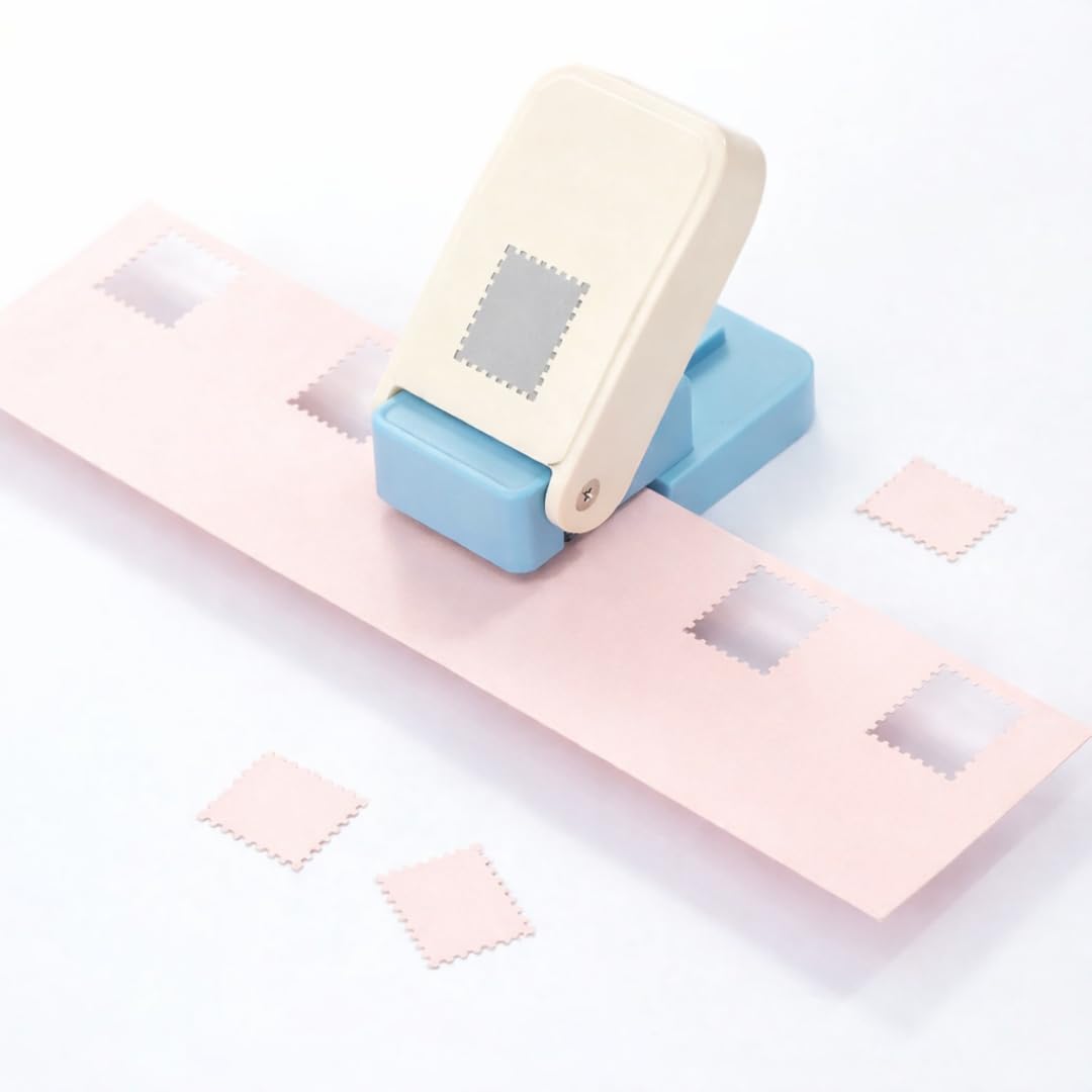 -No.115- ダイカット★クラフトパンチ★スクラップブッキング Amazon.co.jp: クラフトパンチ 切手型 25.4mm×21.1mm 紙くず日記